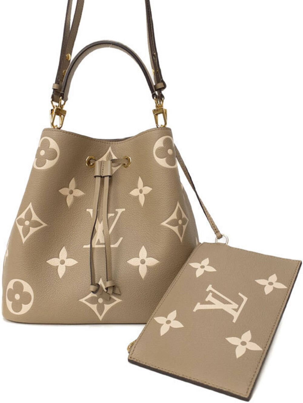 Louis Vuitton Bicolor Monogram Empreinte Neo Noe Bag